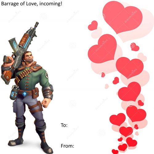 Set 1 | Set 2 | Set 3 | Set 4 | Set 5Paladins Valentines card dump!To our special community, courtes