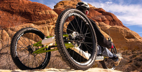 Lasher Introduces First Full Suspension Hand Cycle Mountain Recumbent