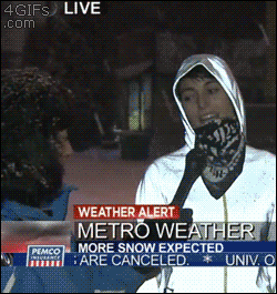 4gifs:  Reporter asked why they’re running in a snowstorm. [video]