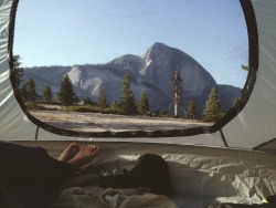 cosmicroots:  The most gratifying thing to wake up to after backpacking up a strenuous 2700 ft elevation gain. 