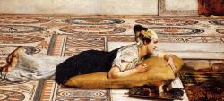 Water Pets Sir Lawrence Alma-Tadema - Date Unknown