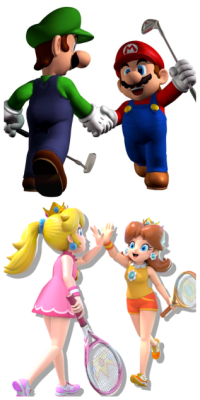 retrogamingblog: wearealldaisy:    The two main duos of the Super Mario universe !  GLARING OMISSION  