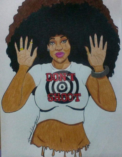 fyblackwomenart:  Outcry by Karii-la-maravilla 
