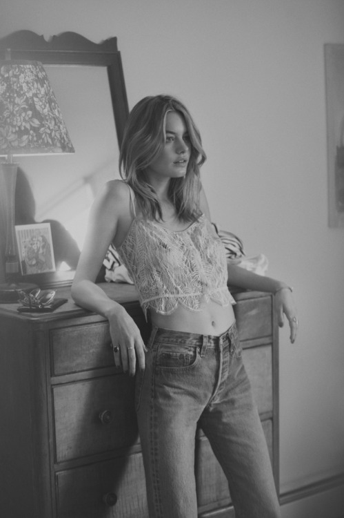 vogue-at-heart: Camille Rowe by Guy Aroch for So It Goes Issue 3