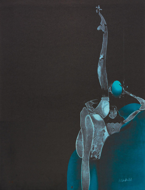 catmota:     Acrobatie Sur Fond Noir  (1969)  Paul Wunderlichmore by this artist