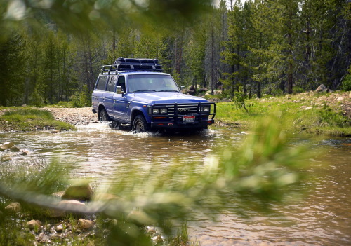 dirtlegends:  “Camped like my dad the other weekend.  Drove through streams and over boulders, past good campsites… Then through more streams and over more boulders… And past more really good campsites but kept going until that one spot felt “just