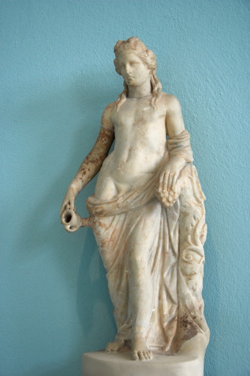 romegreeceart:Dionysos* Archaeological museum of Eleusis* marble, Roman eraZde, CC BY-SA 4.0 &lt