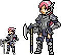 time-to-tip-the-scales:  Cherche- JUS and Cordelia- JUS and Sumia- JUS by Kramgnauh