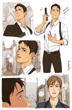 miyajimamizy:  Detective!Marco, Jean and