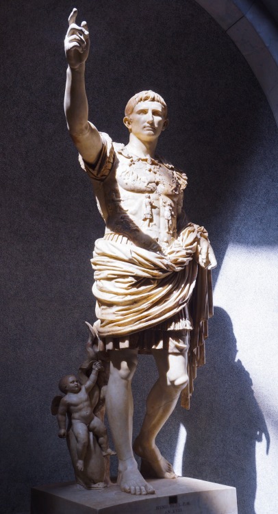  Augustus from Prima Porta, 1th century AD.Found in the ruins of the Villa of Livia, Augustus’