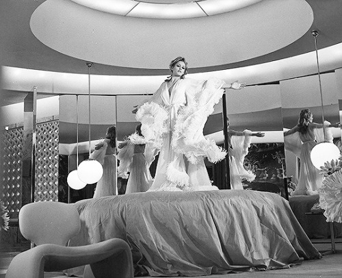 Ursula Andress on the set of Casino Royale (1967)