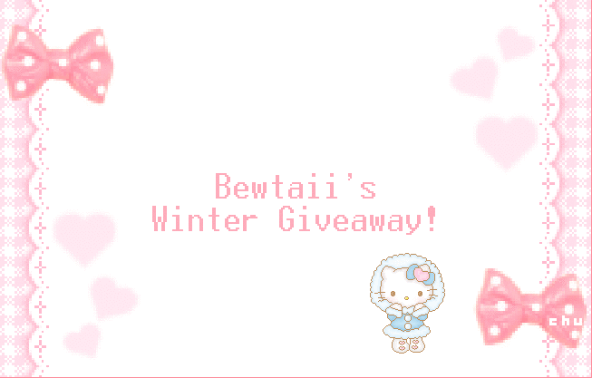 bewtaii:   Hello~ This is my first ever giveaway! So I hope you guys enjoy!!!  This