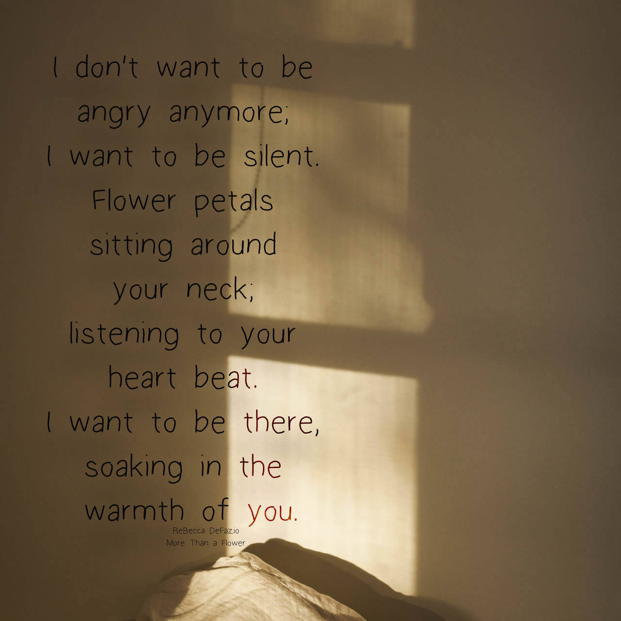Photo version of a quote I posted the other day :) I Don't want to ...