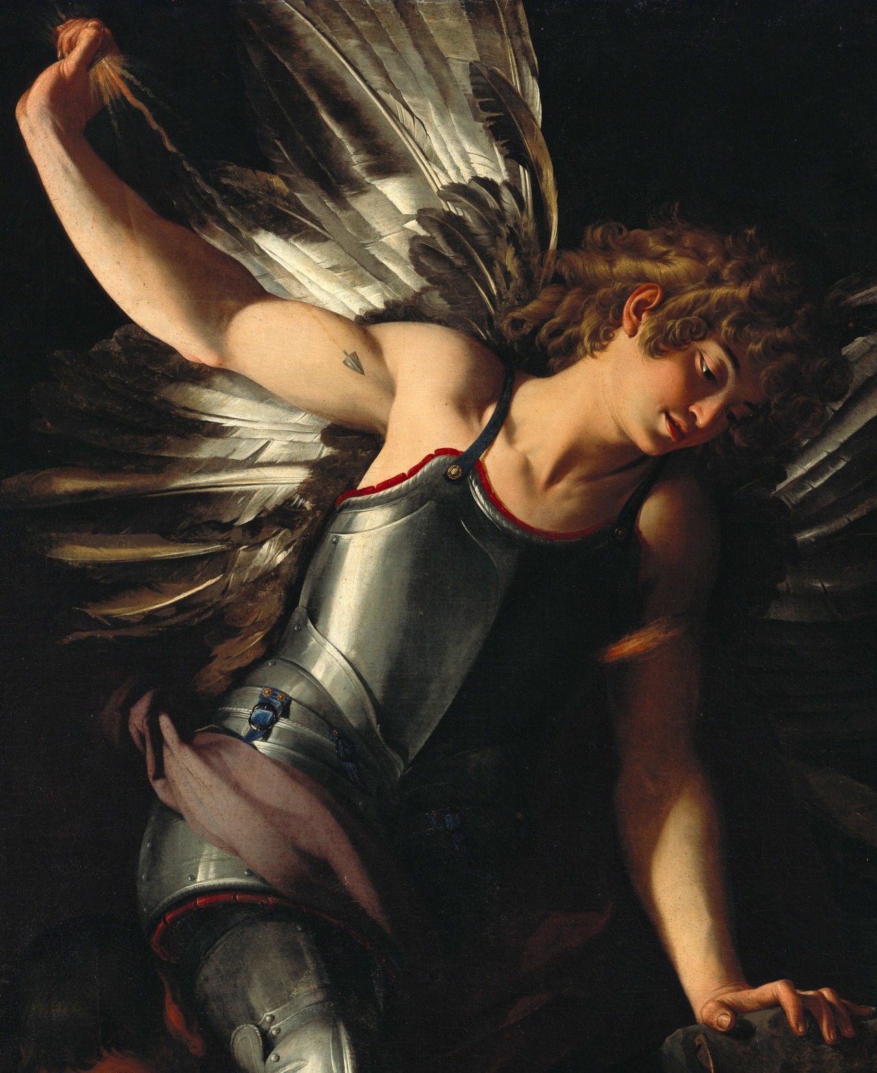 tierradentro: Giovanni Baglione.Â The Divine Eros Defeats the Earthly ErosÂ (detail).