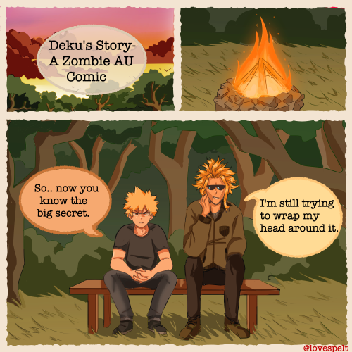 lovespelt:continuation of my bnha zombie au- an explanation of why izuku is immune to zombie bites :