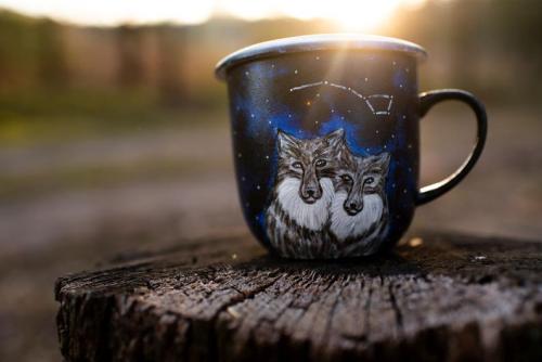 snootyfoxfashion:Hand-painted Celestial Animal Mugs from SzafranMugsx / x / x / x / xx / x / x / x /