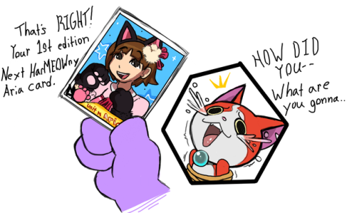 roymccloud: roymccloud:  roymccloud: Pookivil invites Pinkipoo over to help dom this poor excuse of a yo-kai, Jibanyan because FUK HIM!What a LAZY SACKA SHET! He deserves this!!Gonna continue later. Continuing this again!  Can’t wait to finish this