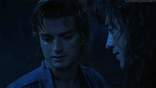 Steddie Making Out For The First Time And Its Just So Wet And Slow And Sloppy.