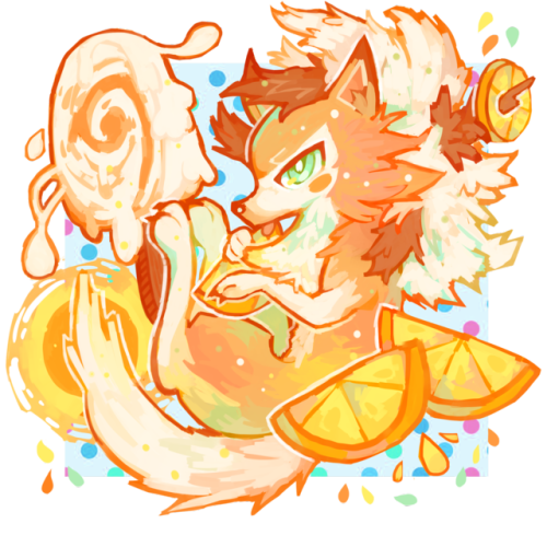 accidentalsketch: BE!! GOOD!! TO!! CREAMSICLE!! BOYE!! ( ≧Д≦) i really want orange dog and also