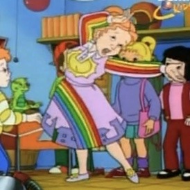 comicstore:  gangviolentz: ms frizzle wearing the original gay pride colors she’s