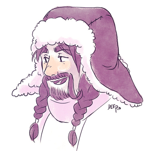 Quick Bofur sketch to relax me before my doctors appointment and to prove that I’m still alive.  Hop