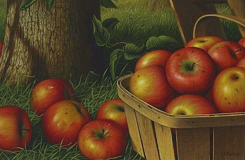 Levi Wells PrenticeStill Life with Apples, Ladder and TreeEarly 20th century