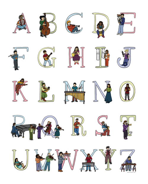 adlibitumcomic: ALPHABET POSTERS ARE HERE! I started posting sneak peeks of this project over a year