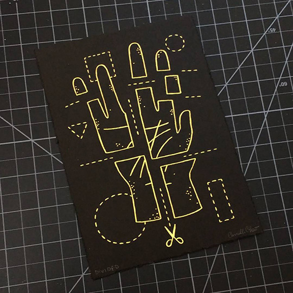 lordofmasks: Inktobers 1−6 ✨✨✨ Painting a bunch of gold hands for this year’s