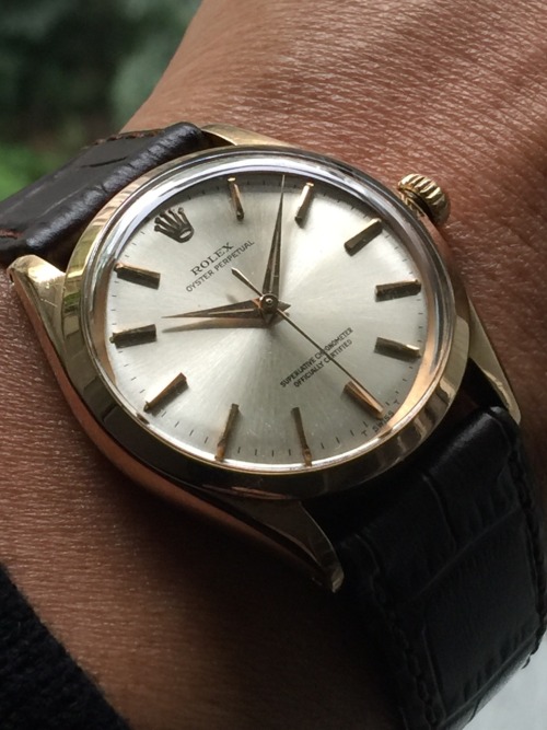 Rolex 1002 18k rose gold