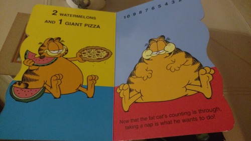 shiftythrifting:  Counting with Garfield!