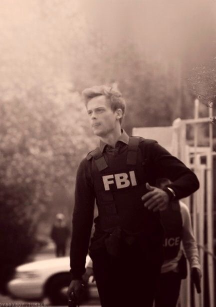 spencer reid in his FBI vest. reblog if you agree.