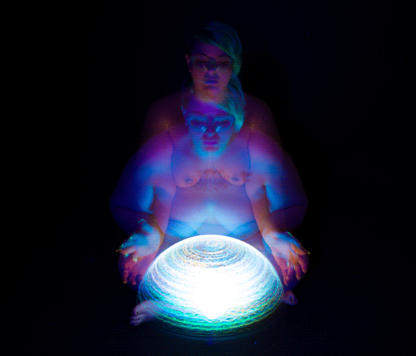 Light Painting Nudes - new 3D ViewMaster Reel now available on Etsy!Models featured