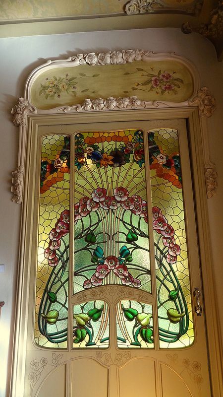 walzerjahrhundert:Art Nouveau Stained Glass