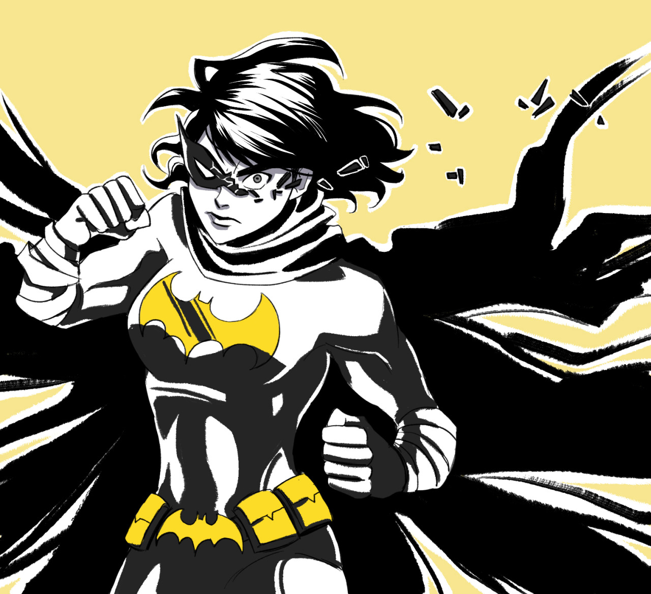 inkydandy:  Fierce ladies. Due to recent events, I lost a ton of inspiration and
