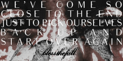 johnlindley665:  The Sound Of Starting Over/blessthefall.