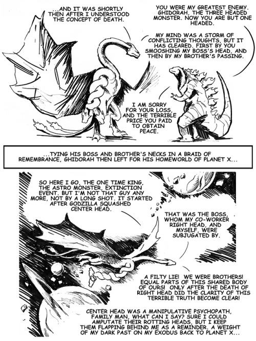 Monsterverse Weird Tales.  An alien dragon going through an existential crisis.  Previous posts to i