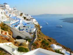 capturesofmyworld:  Santorini, Greece Photograph