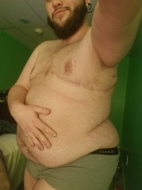 princesspunky96: ftmandgayaf: I love my trans, hairy, chubby body. And you should too ✌ I’m po