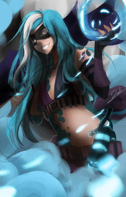 league-of-legends-sexy-girls:  Jinx (League of Legend) by Lahhtoota