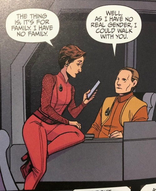 subspacecommunication:I live for agender Odo (from Star Trek Waypoint, 2017).