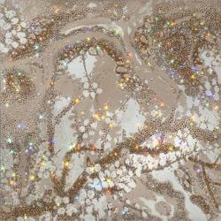 dappledwithshadow: Kim Jongsook (Korean, b. 1968) mixed media with crystals 