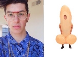 lancemich:  Steal his look: Sam pepper Inflatable dick costume ($29.99) 