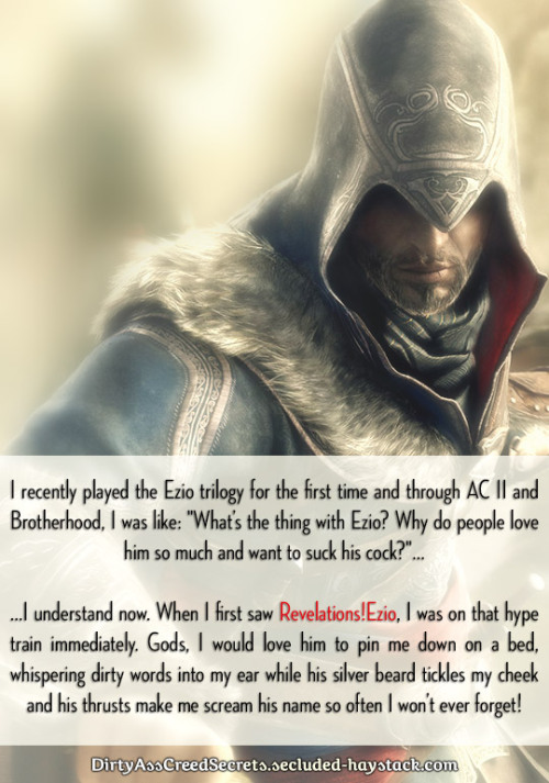 I recently played the Ezio trilogy for the first time and through AC II and Brotherhood, I was like: