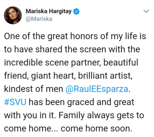 barbra271: ‘’I became friends with Mariska and she’s a part of my life now. I don&