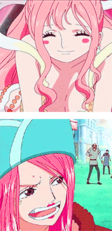  OP characters + pink hair~ 