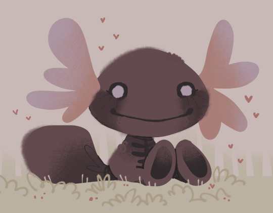 astroeden:💕 lil doodle of paldean wooper (as requested by my girlfriend!)