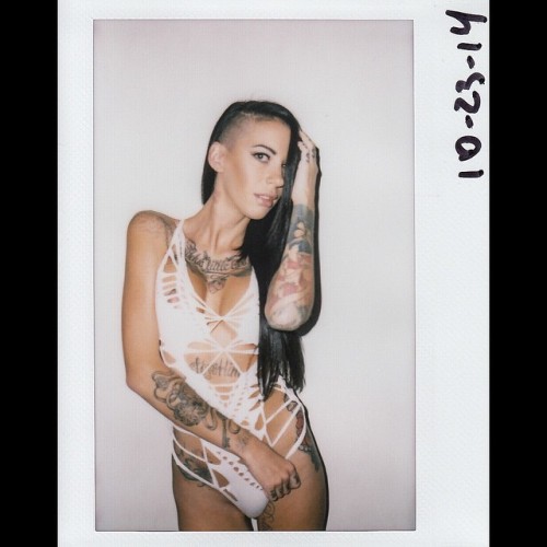 @fotobrad @peepshowclothing @famousinkedmodels #polaroids #polaroidcam #tattooed #inkedgirls #inkedm