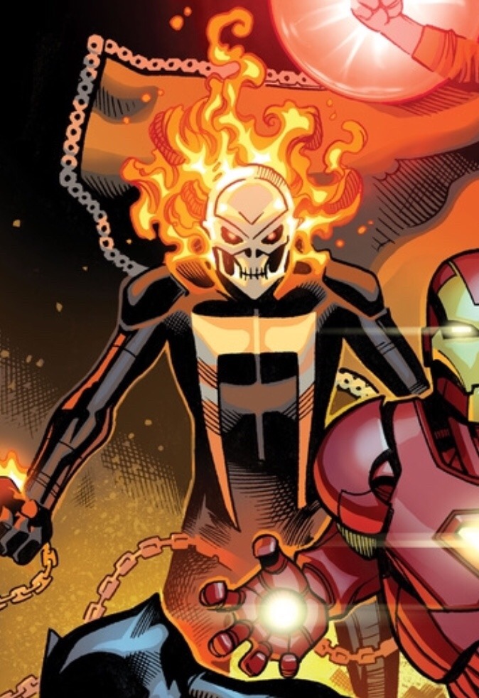 felipesmithart:Our boy Robbie Reyes Ghost Rider joins team #Avengers this May in