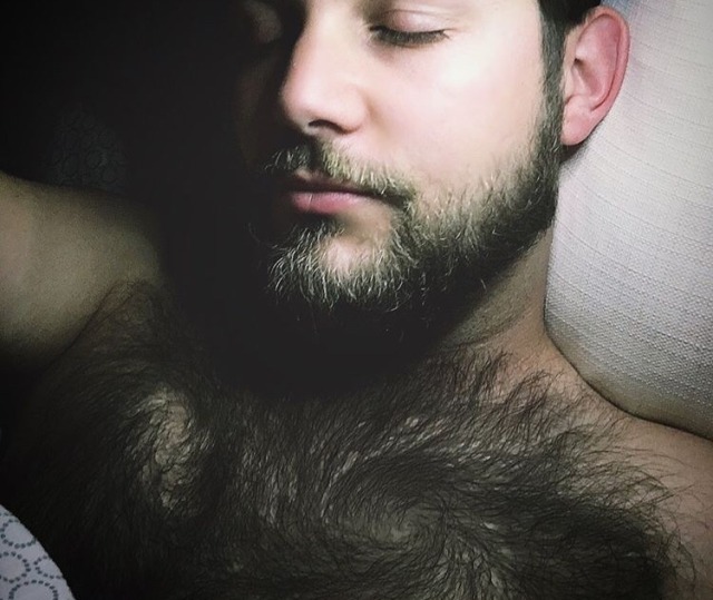 papillon52:beardluvr2:Sexiest chest ever. Very Hairy Sexy MAN