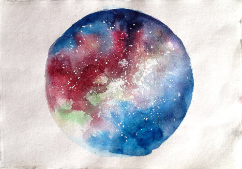 culturenlifestyle:Circular Nebula Compositions by Sylvia C. Sosnovska Talented U.K. based artist Syl